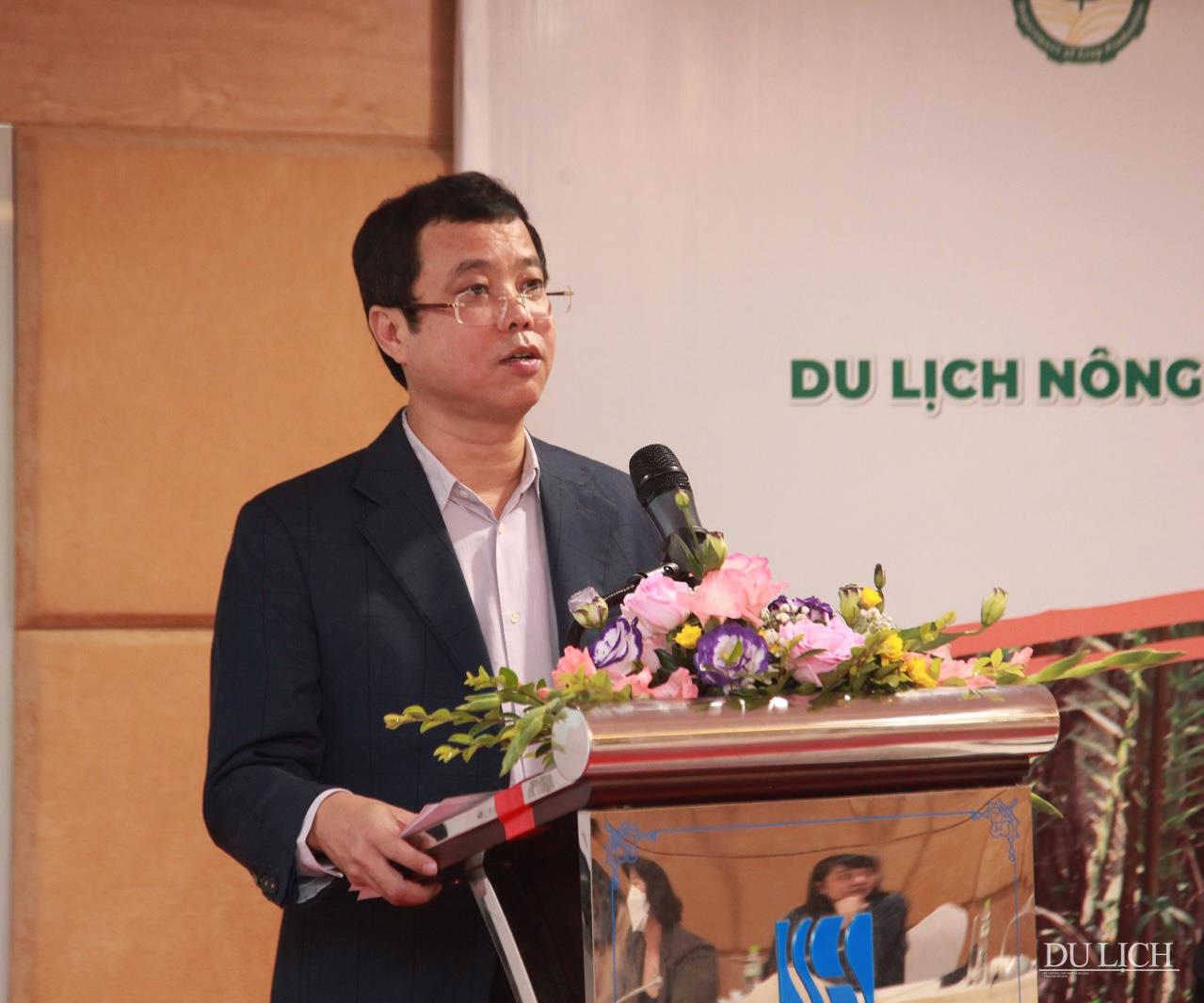 Phó Tổng cục trưởng TCDL Nguyễn Lê Phúc phát biểu tại hội thảo